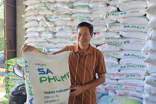 Cung ứng ra thị trường hơn 550.000 tấn phân bón Phú Mỹ