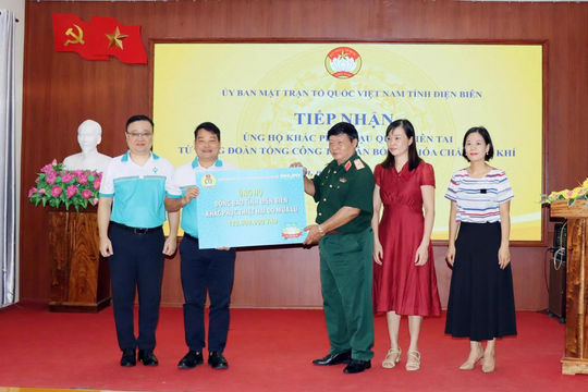 PVFCCo - Phú Mỹ hỗ trợ tỉnh Điện Biên khắc phục hậu quả lũ lụt