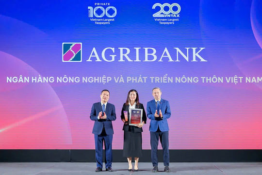 Agribank lọt Top 20 doanh nghiệp nộp ngân sách lớn nhất Việt Nam 2025 Agribank lọt Top 20 doanh nghiệp nộp ngân sách lớn nhất Việt Nam 2025