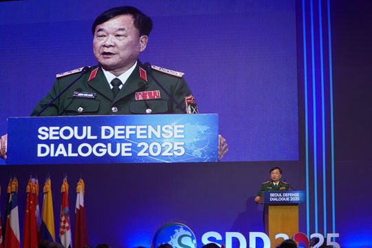 Đoàn Bộ Quốc phòng Việt Nam tham dự đối thoại Quốc phòng Seoul 2025 
 
Đoàn Bộ Quốc phòng Việt Nam tham dự đối thoại Quốc phòng Seoul 2025