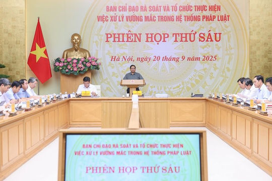 "Không thể chậm trễ hơn" trong tháo gỡ các điểm nghẽn pháp luật
