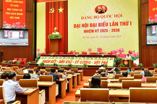 Tổng duyệt Đại hội đại biểu Đảng bộ Quốc hội lần thứ I