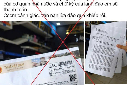Giả danh Cục Thuế gửi công văn, thu phí 80.000 đồng