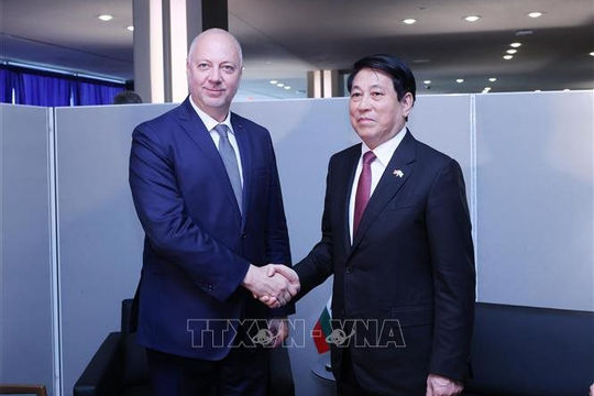 Chủ tịch nước Lương Cường gặp gỡ, tiếp xúc với Lãnh đạo Bulgaria, Bồ Đào Nha và các nghị sĩ Hoa Kỳ