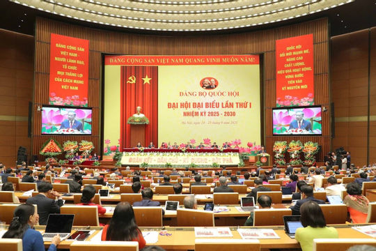 Đại hội đại biểu Đảng bộ Quốc hội lần thứ I, nhiệm kỳ 2025-2030 thành công tốt đẹp