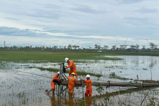 Bão số 10: Hơn 2,6 triệu khách hàng đã được khôi phục điện