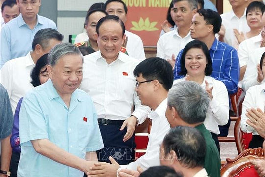 Tổng Bí thư Tô Lâm tiếp xúc cử tri 9 xã (Hà Nội) trước Kỳ họp thứ 10, Quốc hội khóa XV
