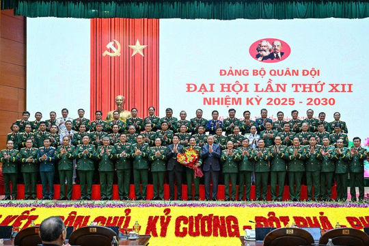 Tổng Bí thư Tô Lâm dự bế mạc Đại hội đại biểu Đảng bộ Quân đội lần thứ XII