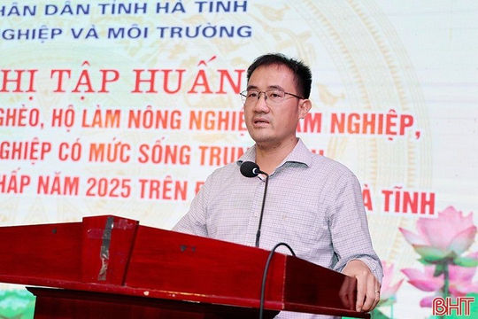 Hà Tĩnh: Tập huấn, trang bị kiến thức về công tác giảm nghèo cho cán bộ cơ sở