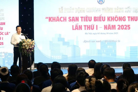 Phát động Chương trình Bảng xếp hạng “Khách sạn tiêu biểu không thuốc lá”