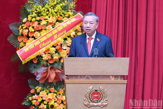 Phát biểu chỉ đạo của Tổng Bí thư Tô Lâm, 
tại Đại hội Đảng bộ Công an Trung ương lần thứ VIII, nhiệm kỳ 2025-2030
 Phát biểu chỉ đạo của Tổng Bí thư Tô Lâm, 
tại Đại hội Đảng bộ Công an Trung ương lần thứ VIII, nhiệm kỳ 2025-2030