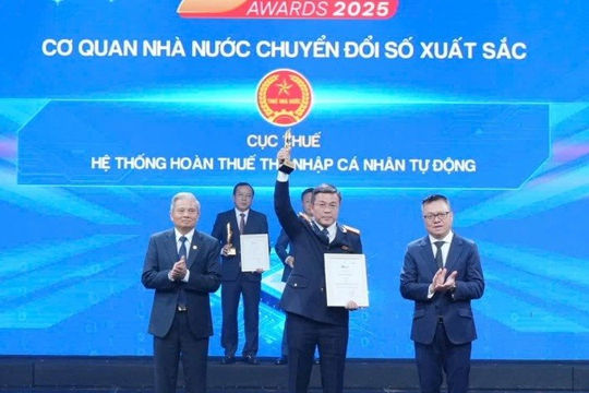 Cục Thuế được vinh danh chuyển đổi số xuất sắc