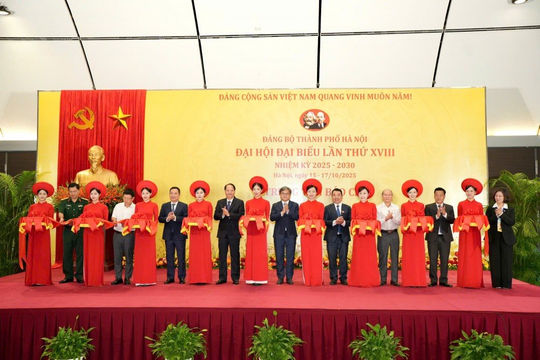 Khai trương Trung tâm Báo chí phục vụ Đại hội đại biểu Đảng bộ Thành phố Hà Nội  Khai trương Trung tâm Báo chí phục vụ Đại hội đại biểu Đảng bộ Thành phố Hà Nội