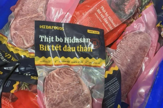 Hà Nội: Triệt phá đường dây “phù phép” hàng chục tấn thịt trâu thành bò Wagyu 