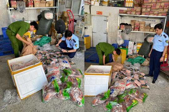 Hà Nội xử phạt hai cơ sở kinh doanh thực phẩm nhập lậu gần 70 triệu đồng Hà Nội xử phạt hai cơ sở kinh doanh thực phẩm nhập lậu gần 70 triệu đồng