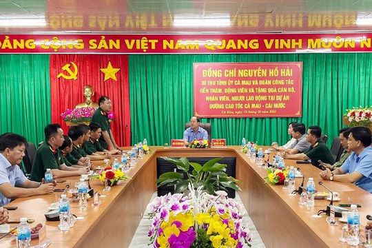 Cà Mau tăng tốc thi công hạ tầng giao thông trọng điểm Cà Mau tăng tốc thi công hạ tầng giao thông trọng điểm
