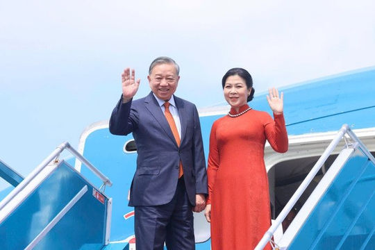 Tổng Bí thư Tô Lâm và Phu nhân lên đường thăm chính thức Cộng hòa Phần Lan Tổng Bí thư Tô Lâm và Phu nhân lên đường thăm chính thức Cộng hòa Phần Lan