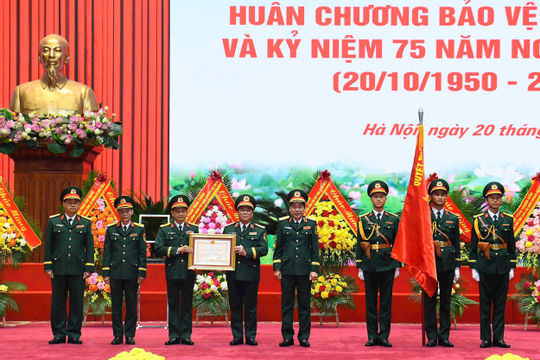 Báo Quân đội nhân dân kỷ niệm 75 năm Ngày truyền thống và đón nhận Huân chương Bảo vệ Tổ quốc hạng Ba  Báo Quân đội nhân dân kỷ niệm 75 năm Ngày truyền thống và đón nhận Huân chương Bảo vệ Tổ quốc hạng Ba