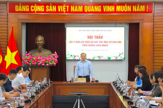 Xây dựng Bộ quy tắc ứng xử văn hóa trên không gian mạng  Xây dựng Bộ quy tắc ứng xử văn hóa trên không gian mạng