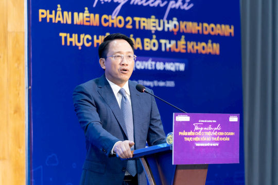 Miễn phí phần mềm cho 2 triệu hộ kinh doanh thực hiện xóa bỏ thuế khoán Miễn phí phần mềm cho 2 triệu hộ kinh doanh thực hiện xóa bỏ thuế khoán