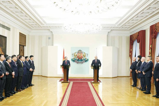 Tuyên bố chung về việc thiết lập quan hệ Đối tác chiến lược Việt Nam-Bulgaria Tuyên bố chung về việc thiết lập quan hệ Đối tác chiến lược Việt Nam-Bulgaria