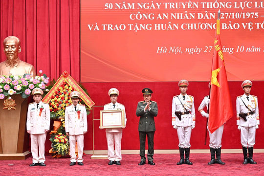 Kỷ niệm 50 năm Ngày truyền thống lực lượng pháp chế Công an nhân dân