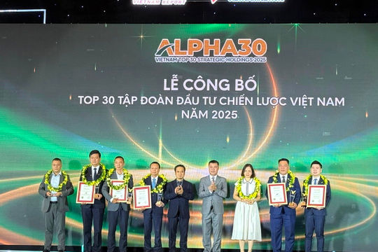 Vinh danh Top 30 Tập đoàn đầu tư chiến lược Việt Nam 2025 Vinh danh Top 30 Tập đoàn đầu tư chiến lược Việt Nam 2025