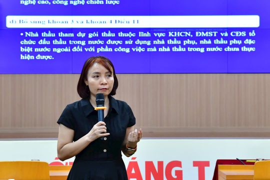 Tăng phân cấp, phân quyền nhằm nâng cao hiệu quả đấu thầu Tăng phân cấp, phân quyền nhằm nâng cao hiệu quả đấu thầu