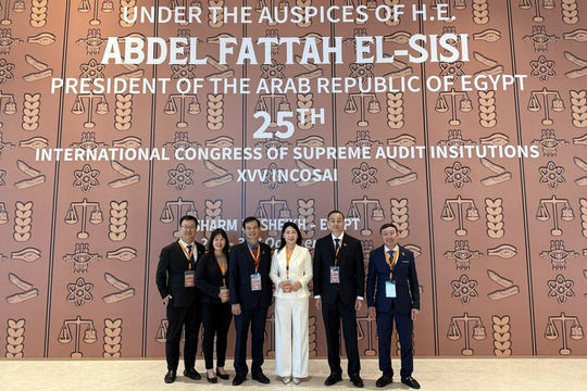 Đoàn đại biểu Kiểm toán nhà nước Việt Nam tham dự INCOSAI 25 Đoàn đại biểu Kiểm toán nhà nước Việt Nam tham dự INCOSAI 25