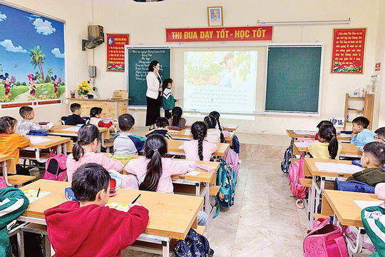 Trường lớp đổi thay từ xây dựng nông thôn mới