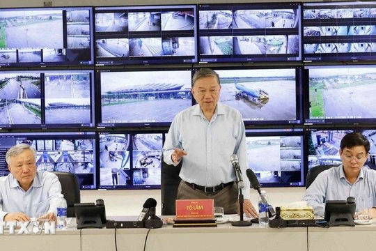 Tổng Bí thư Tô Lâm: Thành phố Huế cần tiếp tục triển khai tốt công tác ứng phó với bão, lũ