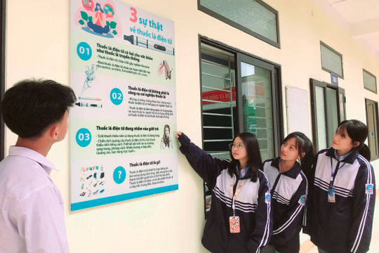 Chung tay xây dựng môi trường học đường lành mạnh, không khói thuốc