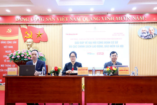 Đối thoại chính sách về đại hội công đoàn và bảo hiểm xã hội