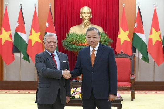 Tổng Bí thư Tô Lâm hội kiến Quốc vương Jordan Abdullah II Ibn Al-Hussein