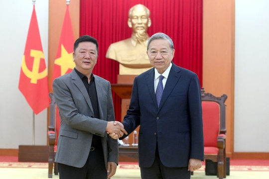 Tổng Bí thư Tô Lâm tiếp Lãnh đạo Tập đoàn Luxshare-ICT (Trung Quốc)