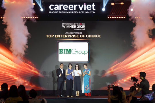 BIM Group được bình chọn là “Doanh nghiệp được yêu thích 2025” 