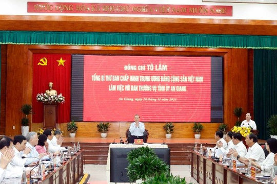 An Giang cần phát huy đúng tầm tiềm năng, lợi thế để bứt phá, vươn tầm cao mới