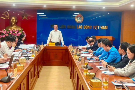 Tổng Liên đoàn lao động Việt Nam duyệt chương trình Đại hội Công đoàn Nghệ An lần thứ XX