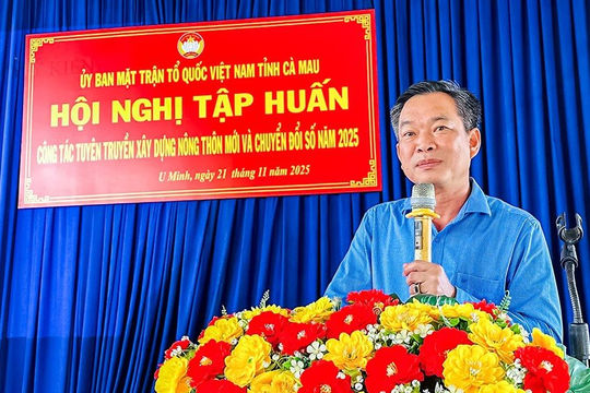 Cà Mau tuyên truyền xây dựng nông thôn mới gắn chuyển đổi số