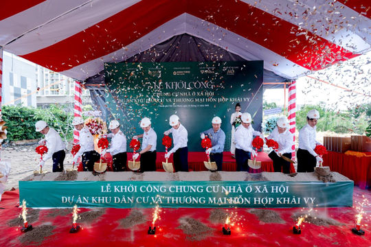 TP. Hồ Chí Minh: Khởi công dự án nhà ở xã hội tại phường Phú Thuận