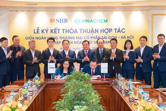 SHB và Vinachem ký thỏa thuận hợp tác 