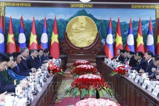 Tổng Bí thư Tô Lâm hội đàm với Tổng Bí thư, Chủ tịch nước Lào Thongloun Sisoulith