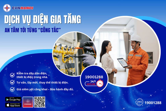 EVNHANOI mở rộng dịch vụ điện gia tăng, hướng tới phục vụ khách hàng toàn diện