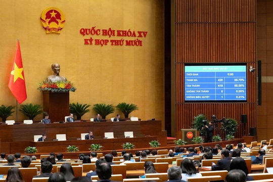 Quốc hội biểu quyết thông qua Luật Tình trạng khẩn cấp