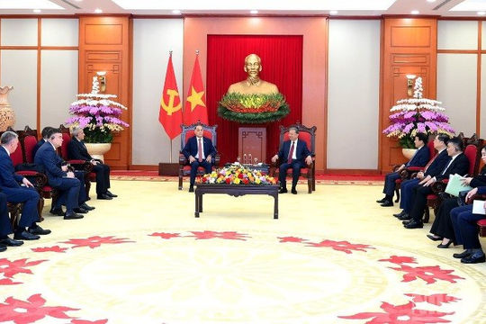 Tổng Bí thư Tô Lâm tiếp Thư ký Hội đồng An ninh Belarus