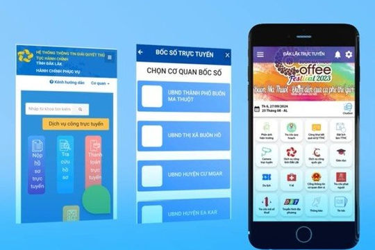 Đắk Lắk: Chuyển đổi số để giải quyết thủ tục hành chính nhanh gọn, hiệu quả
