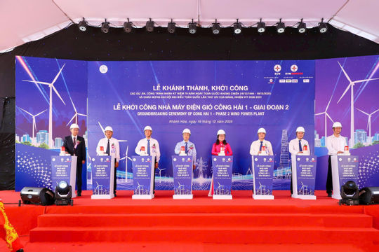 EVN đồng loạt khởi công, khánh thành nhiều công trình điện chào mừng Đại hội Đại biểu toàn quốc lần thứ XIV của Đảng