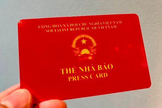 Gia hạn thời gian sử dụng Thẻ nhà báo kỳ hạn 2021-2025