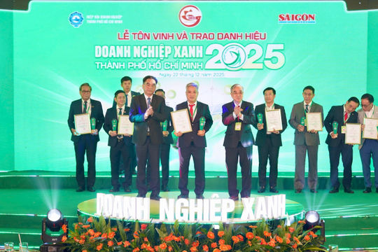 TP. Hồ Chí Minh tôn vinh 155 doanh nghiệp xanh tiên phong vì phát triển bền vững năm 2025