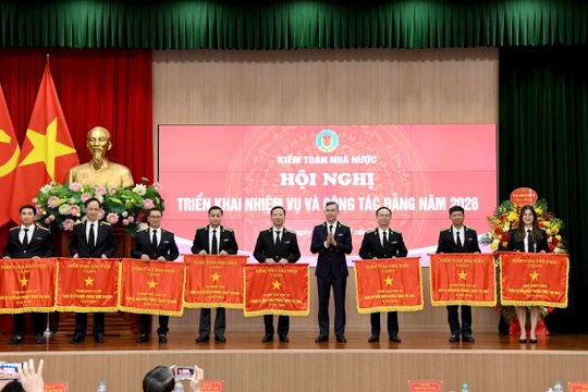 Những hình ảnh tại Hội nghị triển khai nhiệm vụ và công tác Đảng năm 2026 của Kiểm toán nhà nước